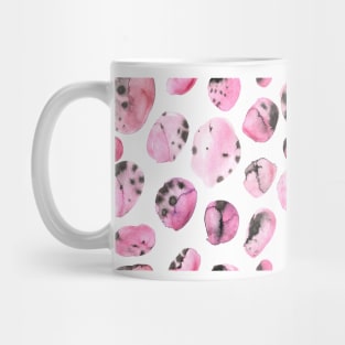 watercolor polka dots seamless pattern Mug